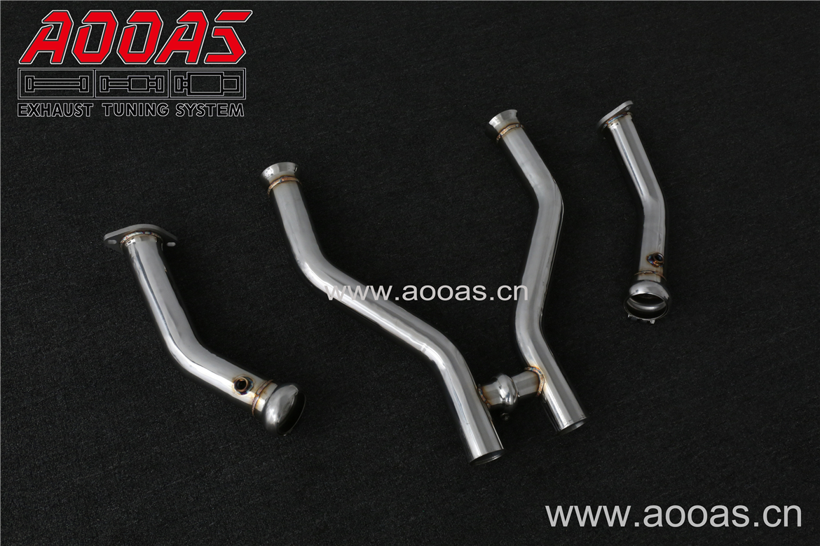13 V8 Ford Mustang 5.0L GT      All SS304 / Decat (Catless) Downpipe